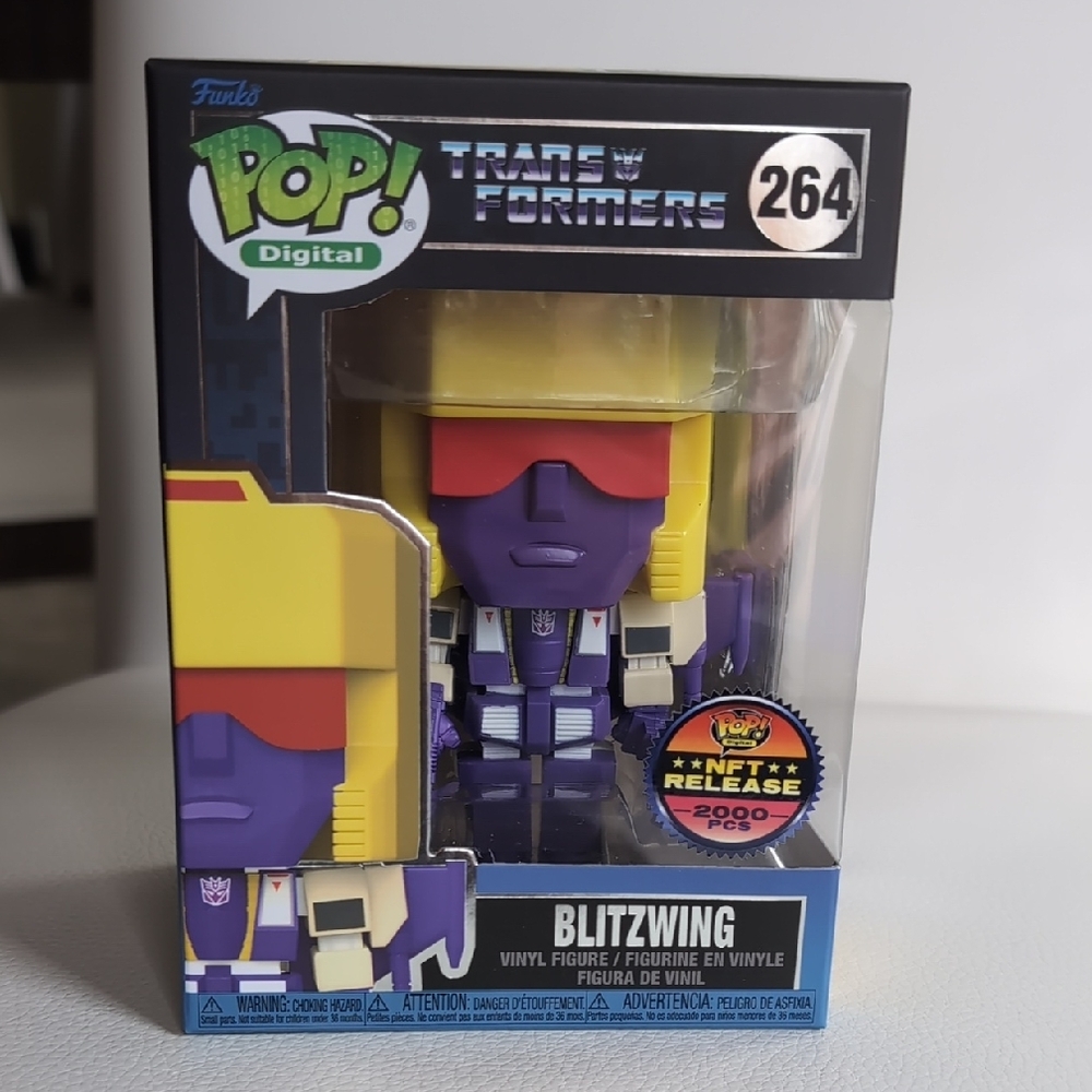 Funko Pop Transformers Blitzwing with Purple and Yellow